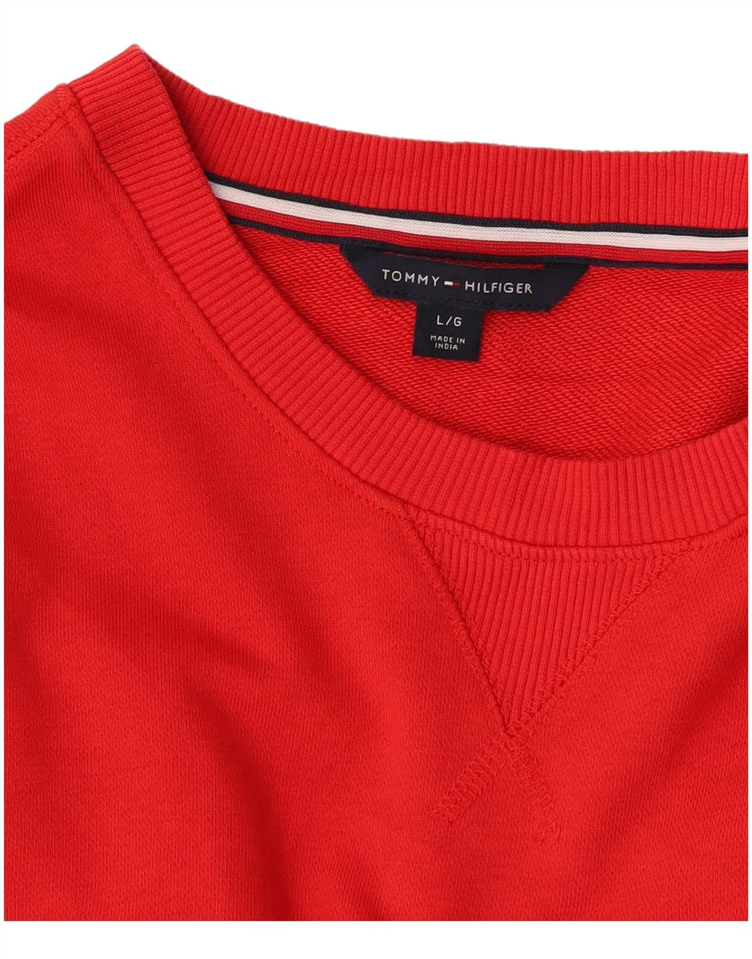 Tommy Hilfiger - Sudadera para mujer, talla 40, color rojo