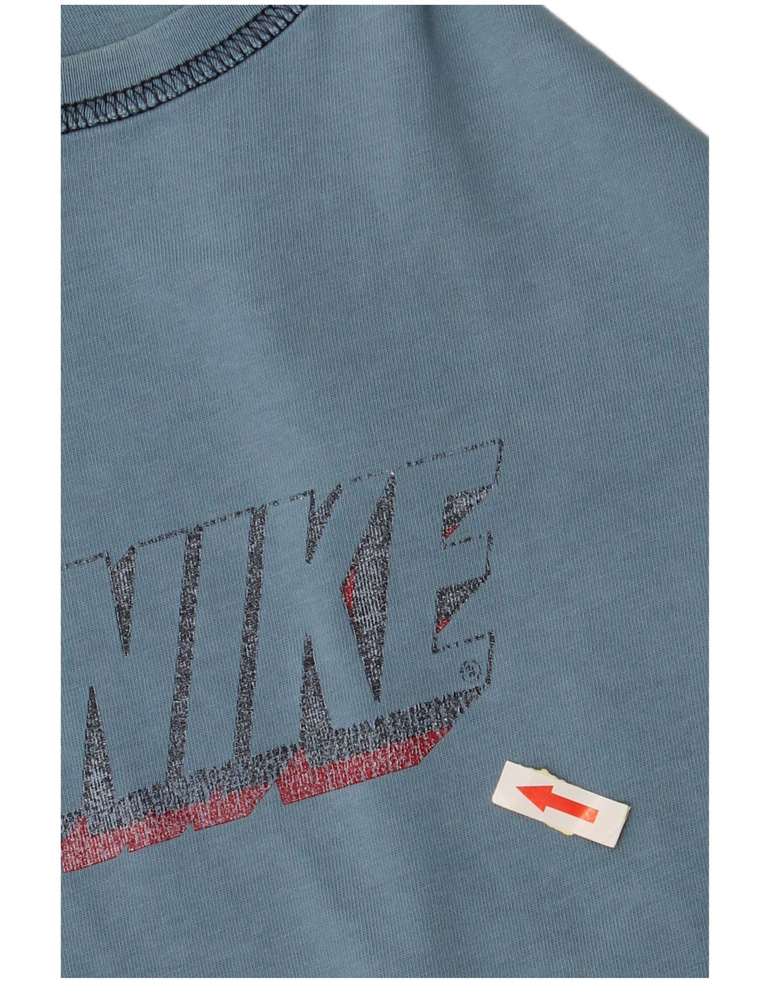 NIKE Camiseta gráfica para hombre UK 39/41 Algodón azul medio
