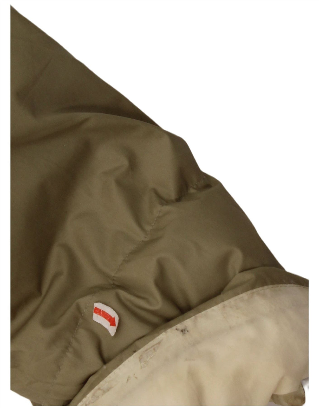 DIESEL Chaqueta acolchada para mujer UK 44 Mediano Caqui Poliéster