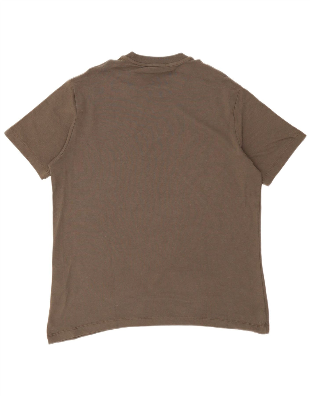 Camiseta Massimo Dutti Hombre Top Grande Gris Algodón