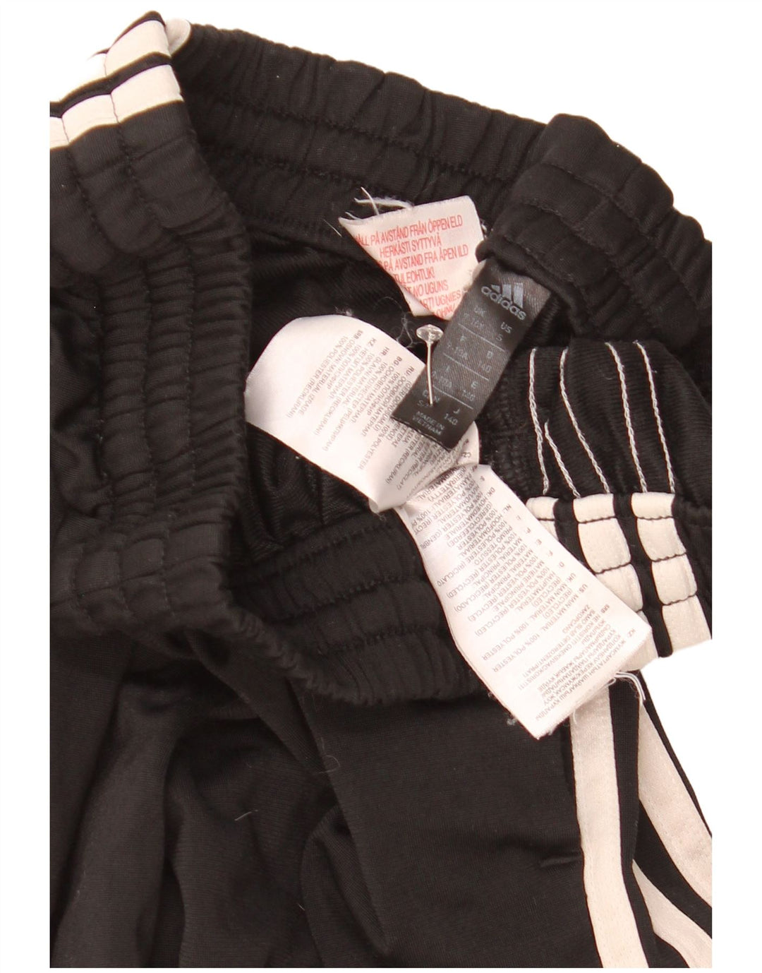 Adidas Pantalones de chándal para niño Joggers 9-10 años Negro Poliéster
