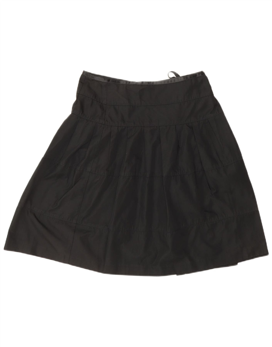 JOSEPH Falda cruzada para mujer EU 36 Small W26 Triacetato negro clásico