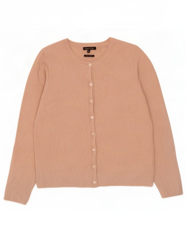 Massimo Dutti Cárdigan Mujer UK 6 XS Viscosa Rosa
