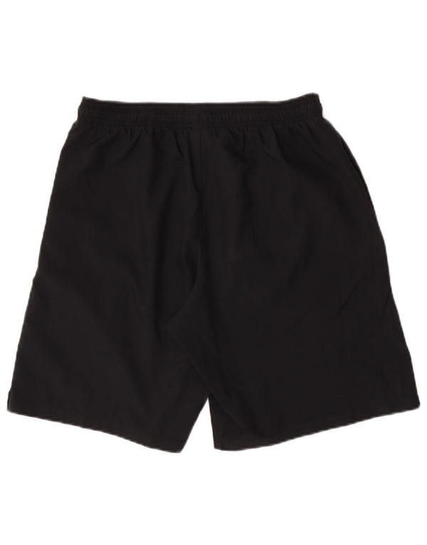 Nike Mens Ascoli Calcio 1898 pantalones cortos deportivos grande negro poliéster