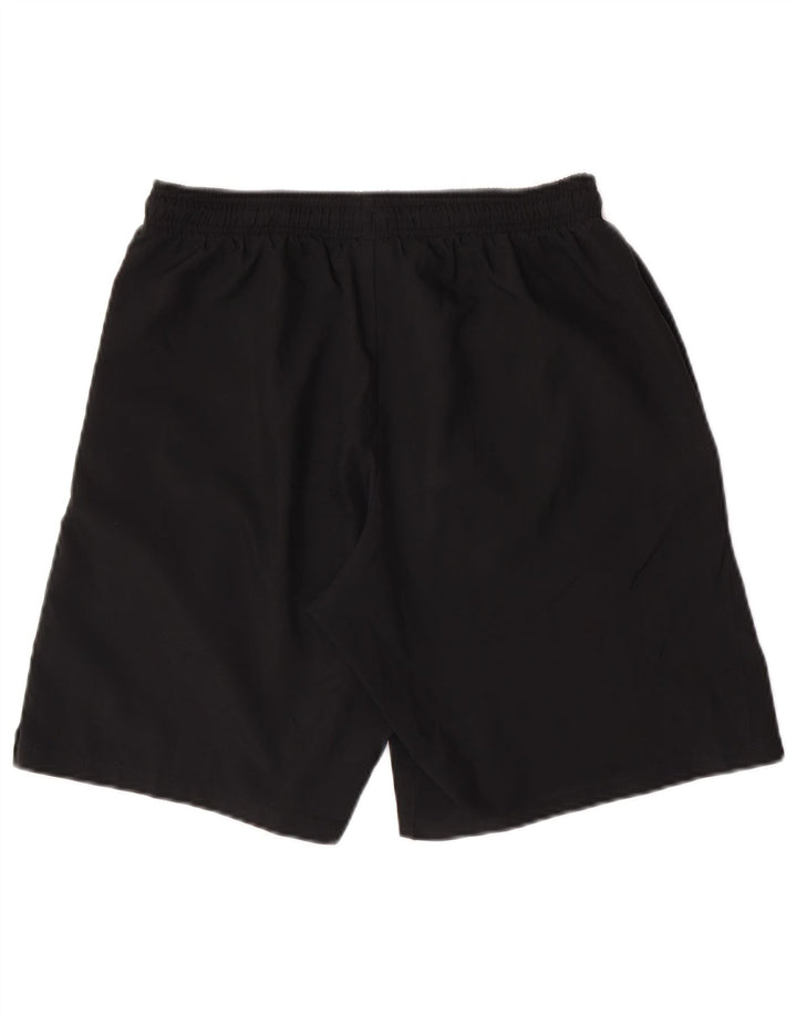 Nike Mens Ascoli Calcio 1898 pantalones cortos deportivos grande negro poliéster