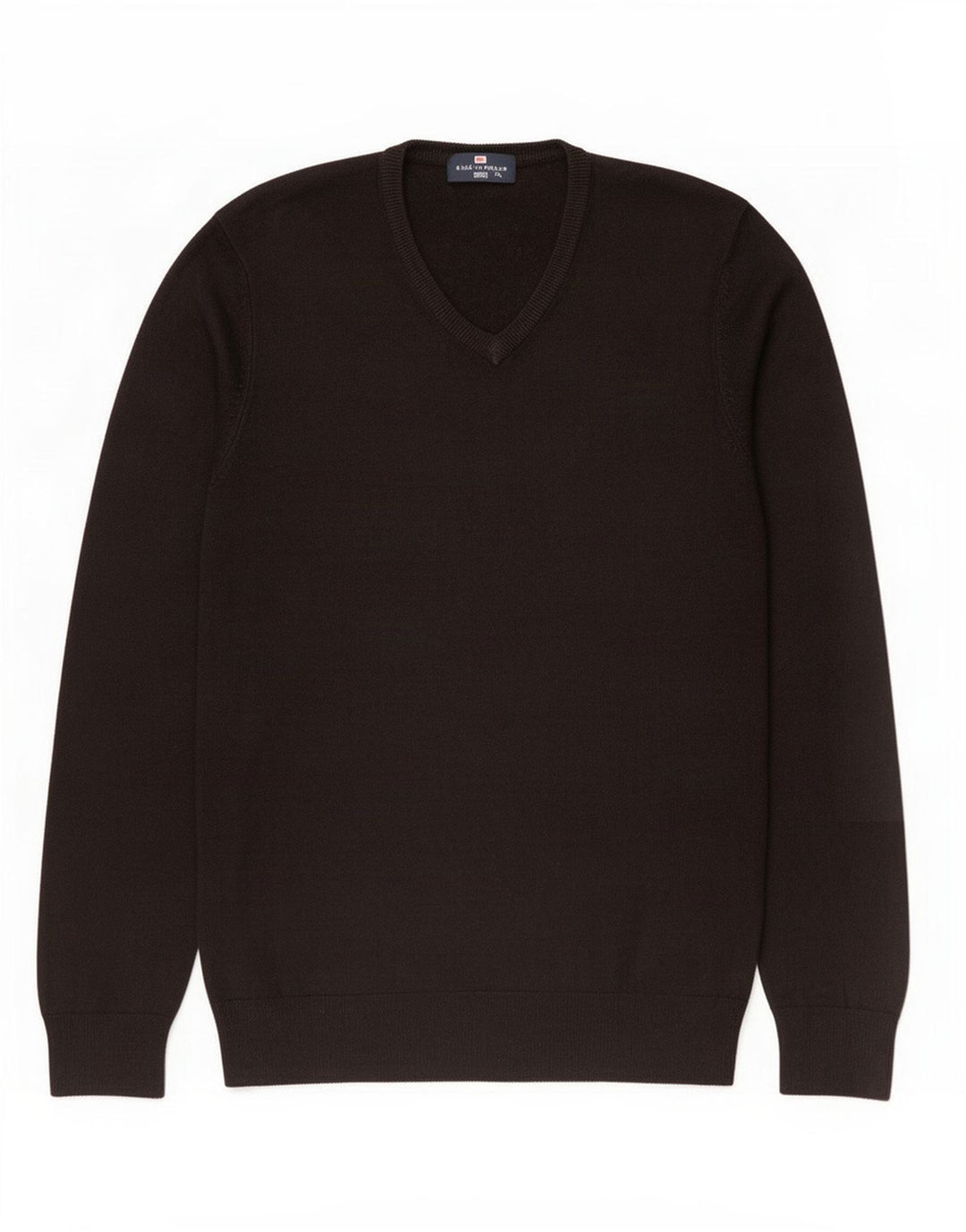 Marks & Spencer Suéter con Cuello en V Blue Harbor para Hombre Negro Mediano