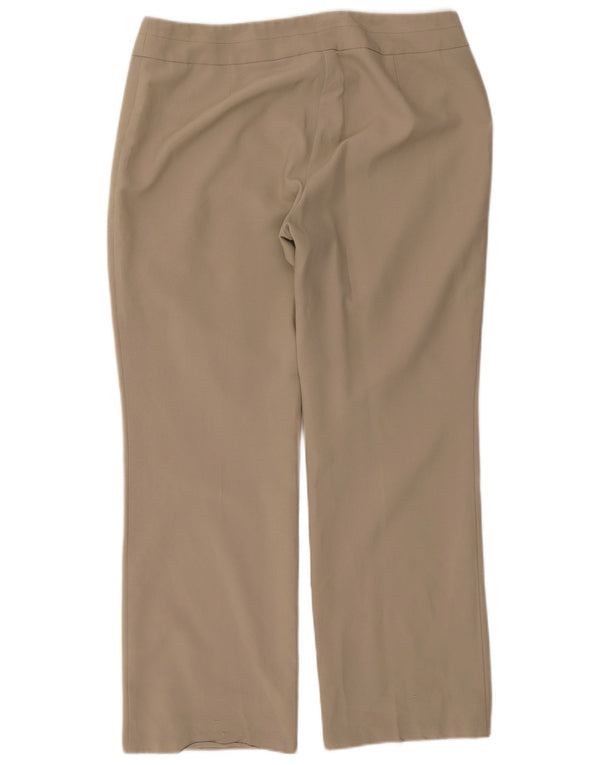 Marks & Spencer Pantalones Chinos Rectos para Mujer UK 40 Large W34 L30 Beige