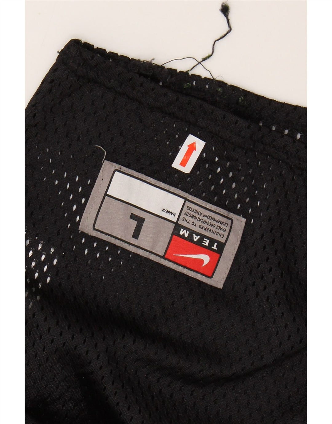 Camiseta NIKE para hombre, talla grande, nailon negro