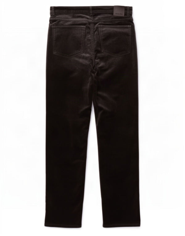 Massimo Dutti Pantalón Casual Recto Mujer EU 38 Small W28 L28 Azul Marino