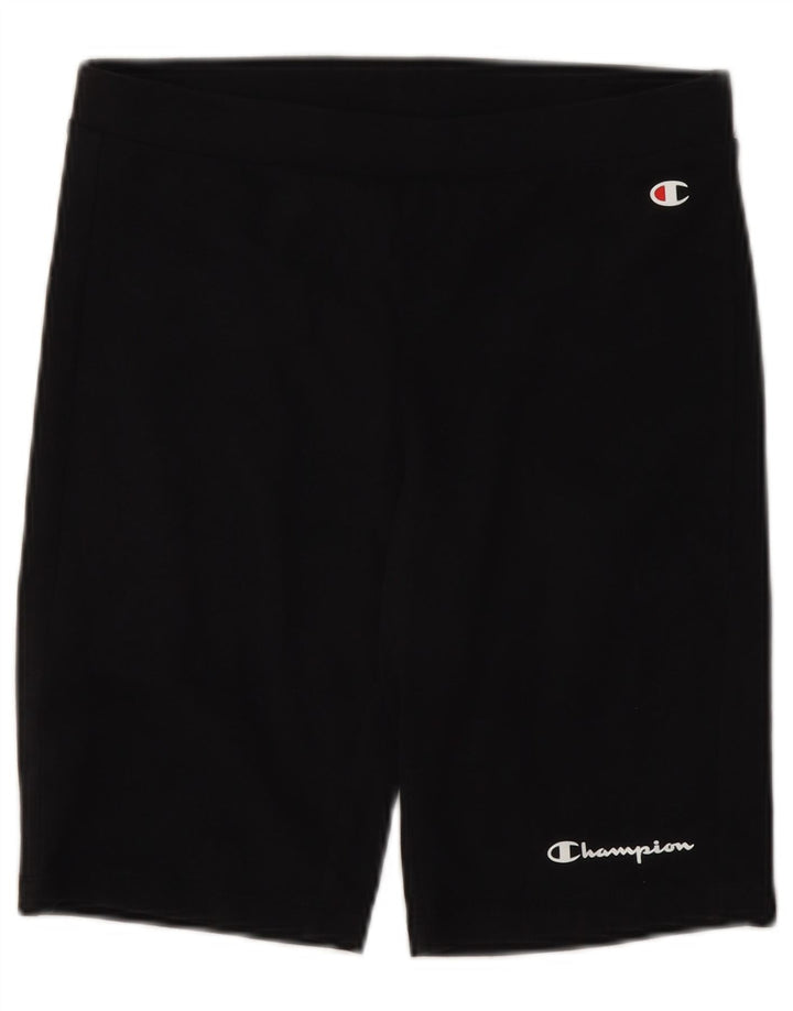 Champion Pantalones cortos deportivos para mujer UK 44 Mediano Algodón negro