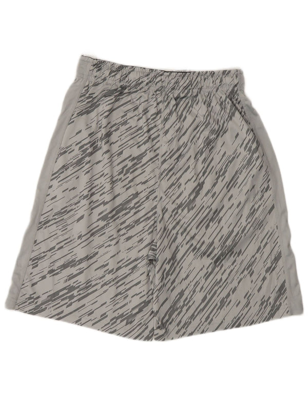 Russell Athletic Mens Sport Shorts Small Grey Flecked Polyester