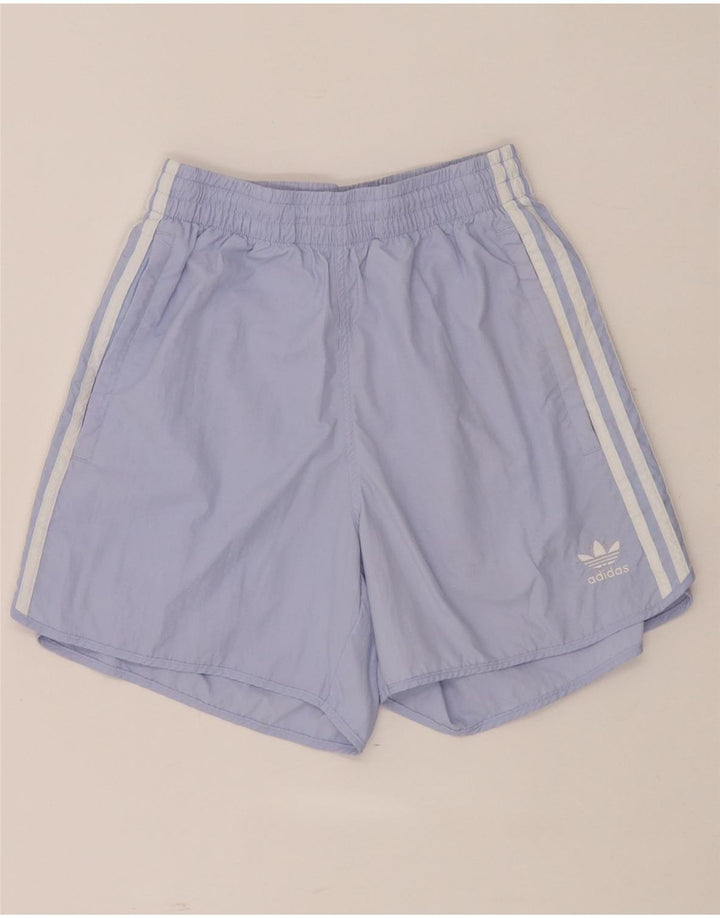 Adidas Pantalones cortos deportivos para mujer UK 8 Small Púrpura Poliéster