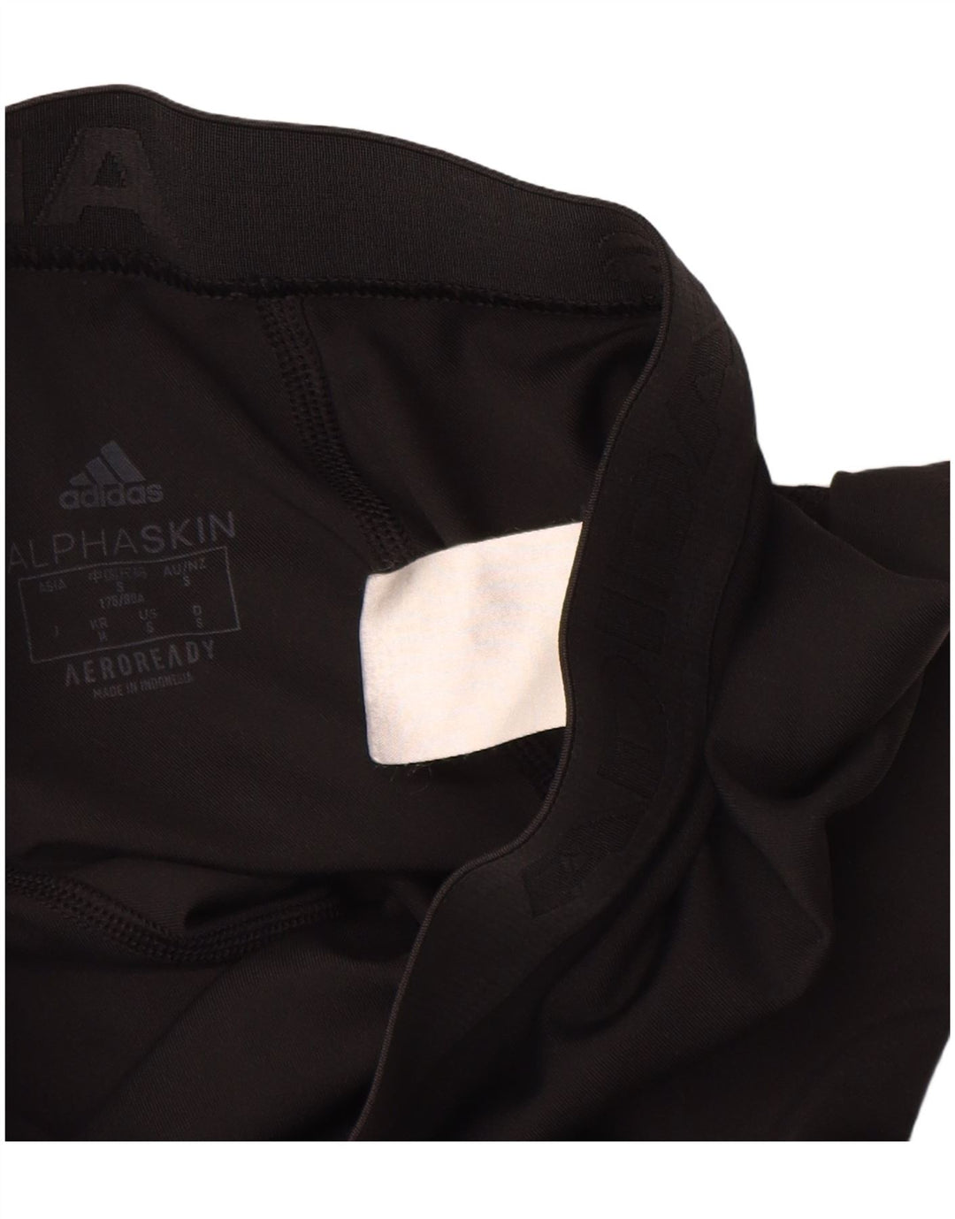 ADIDAS Mujer Aeroready Graphic Leggings Reino Unido 8 Pequeño Negro
