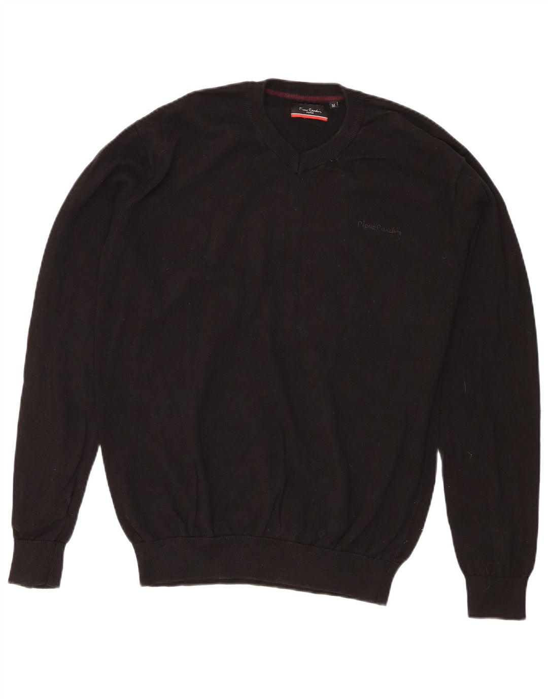 Pierre Cardin Jersey De Corte Regular Con Cuello En V Para Hombre Algodón Negro Medio