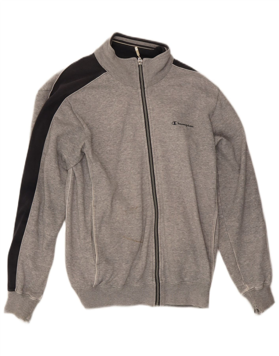 Champion Chaqueta De Chándal De Corte Regular Para Hombre Small Gris Colorblock