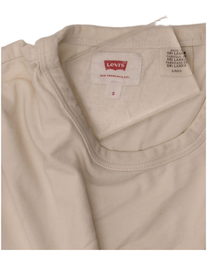Levi's Hombre Camiseta Top Small Blanco