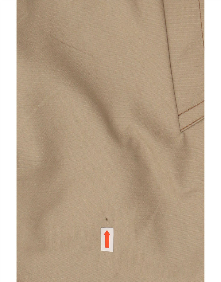 VINTAGE Gabardina para hombre Reino Unido 40 Poliéster beige grande