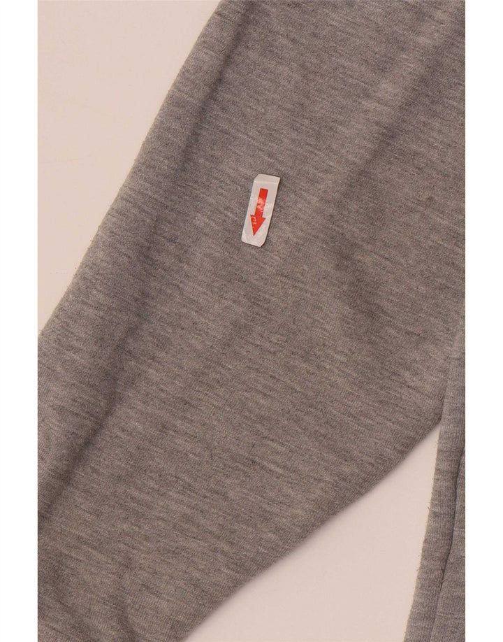 Zara Hombre Sudadera Con Capucha Jersey Gris Medio Poliéster