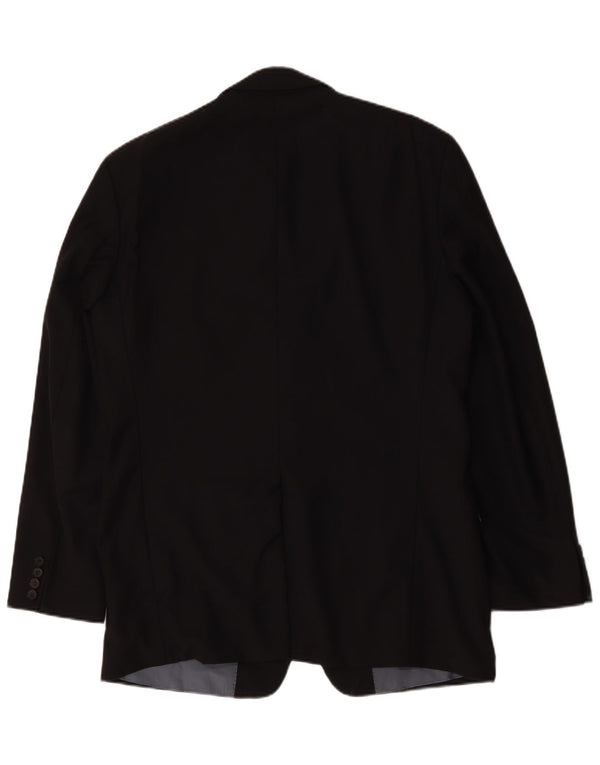Hugo Boss Chaqueta tipo blazer de 2 botones para hombre EU 52 XL Lana virgen azul marino