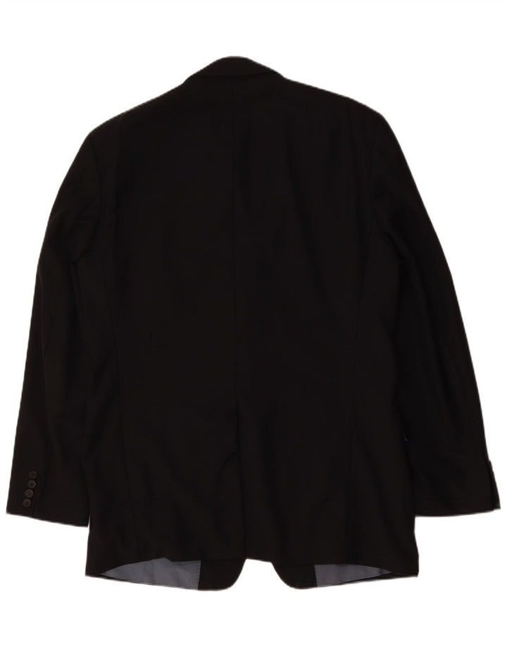 Hugo Boss Chaqueta tipo blazer de 2 botones para hombre EU 52 XL Lana virgen azul marino