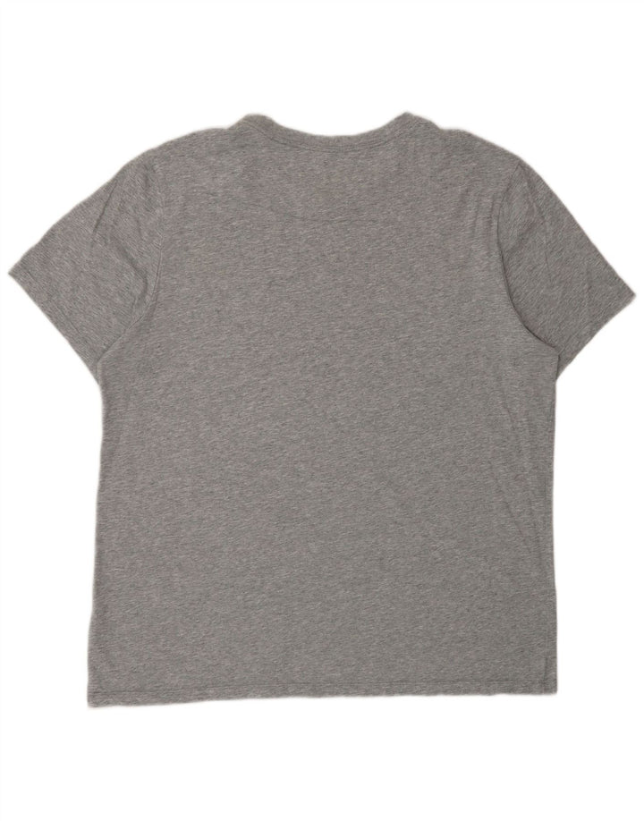 NIKE Camiseta Dri Fit para hombre, talla grande, gris
