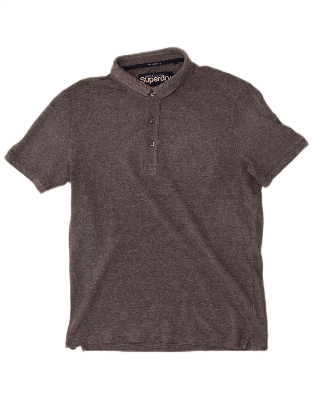 Polo Superdry De Algodón Gris Medio Para Hombre
