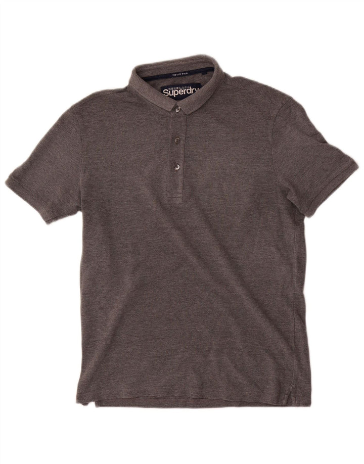 Polo Superdry De Algodón Gris Medio Para Hombre