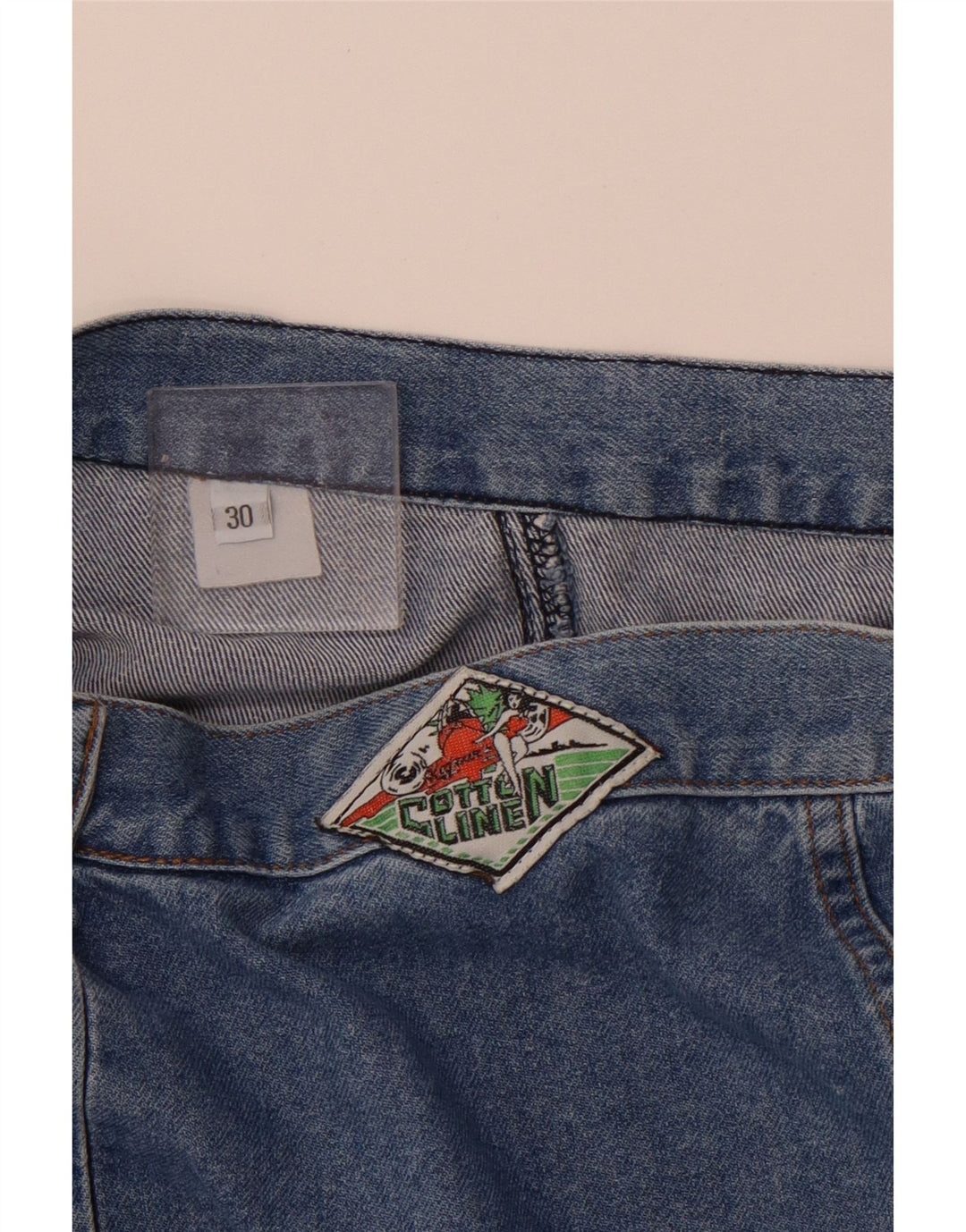 Falda Vaquera VINTAGE Mujer W30 Azul Medio