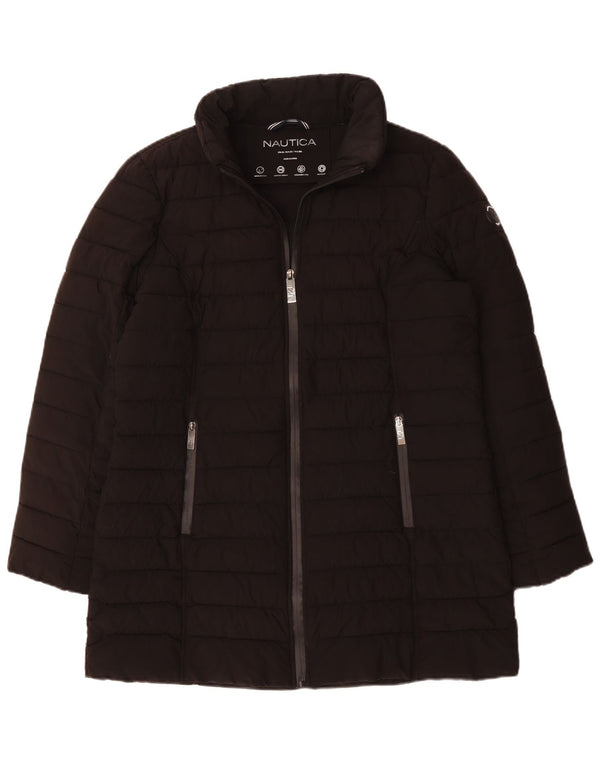 Nautica Chaqueta Acolchada Mujer UK 40 2XL Poliéster Negro