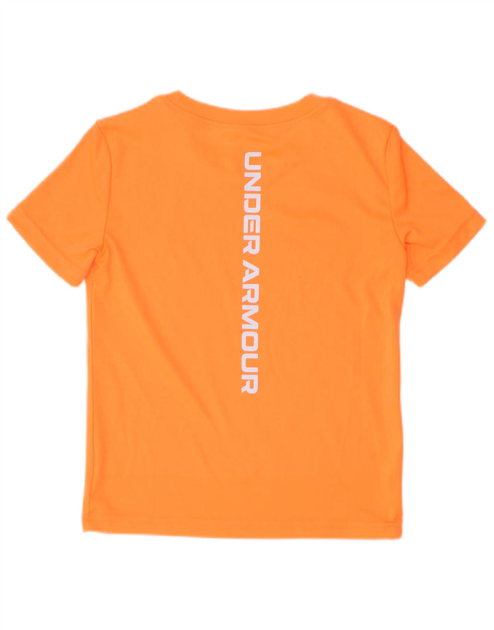 Under Armour Camiseta gráfica para niño 3-4 años Naranja