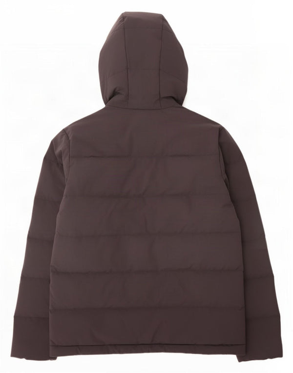 Adidas Chaqueta acolchada con capucha para mujer UK 4/6 XS Negro Poliéster