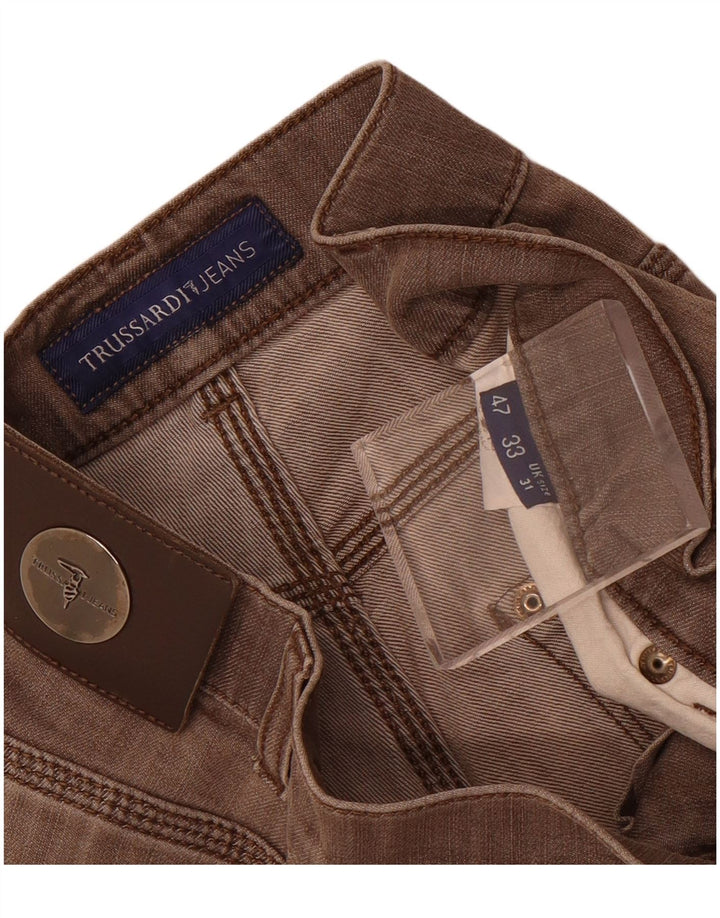 Trussardi Vaqueros Slim para Hombre IT 47 Small W31 L29 Gris