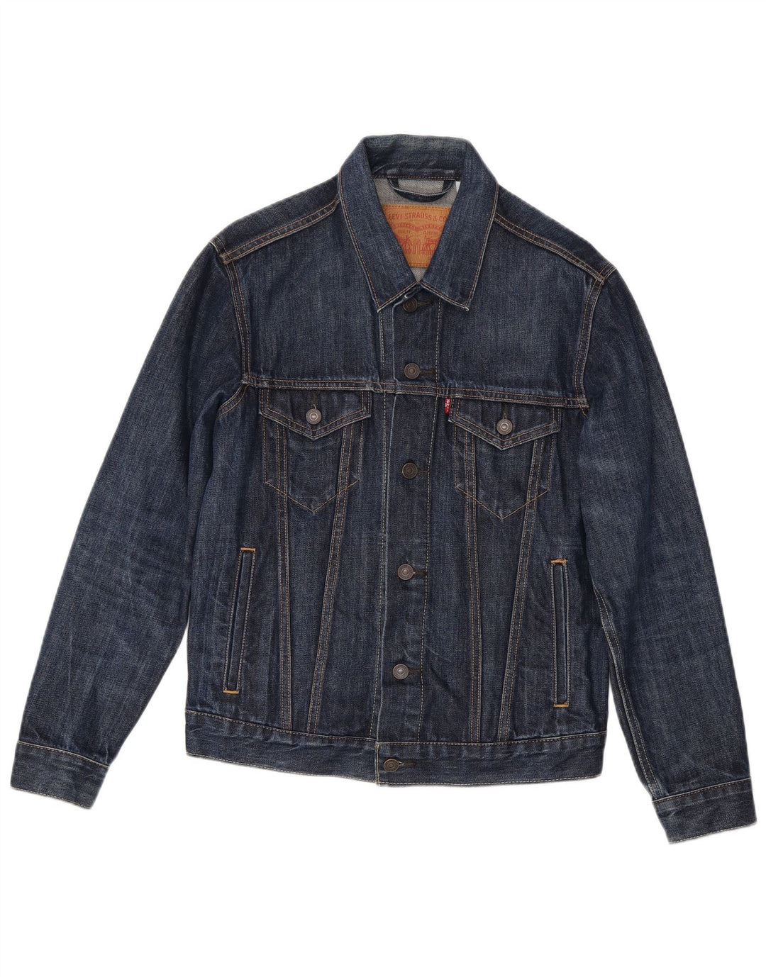 Levi's Chaqueta vaquera para hombre UK 36 Small Azul marino Algodón