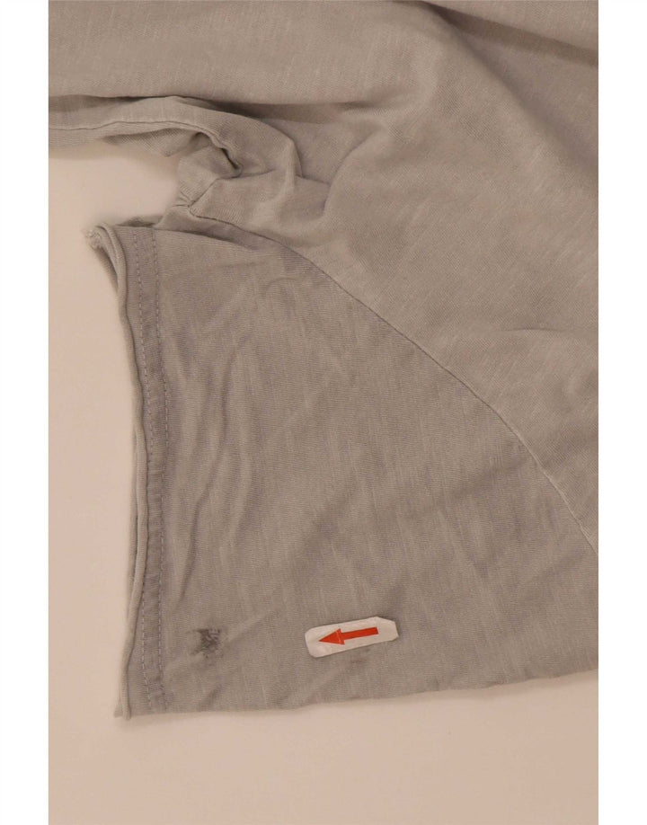 Gaudí Camiseta gráfica para hombre Top Algodón gris medio