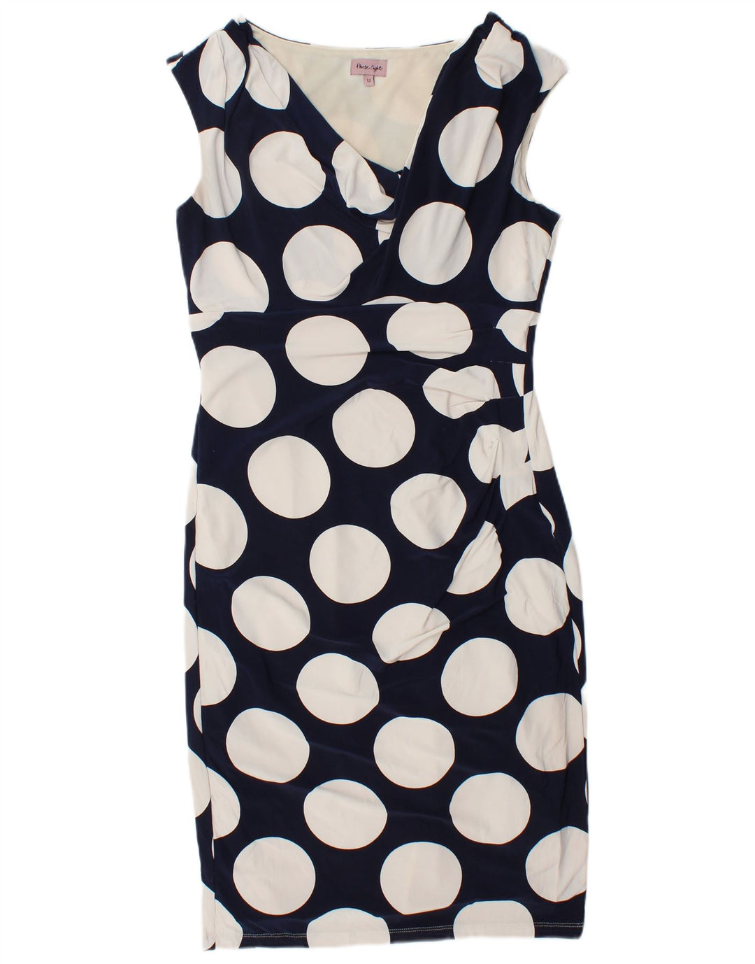 Vestido ajustado para mujer Phase Eight UK 40 Medio azul marino con lunares