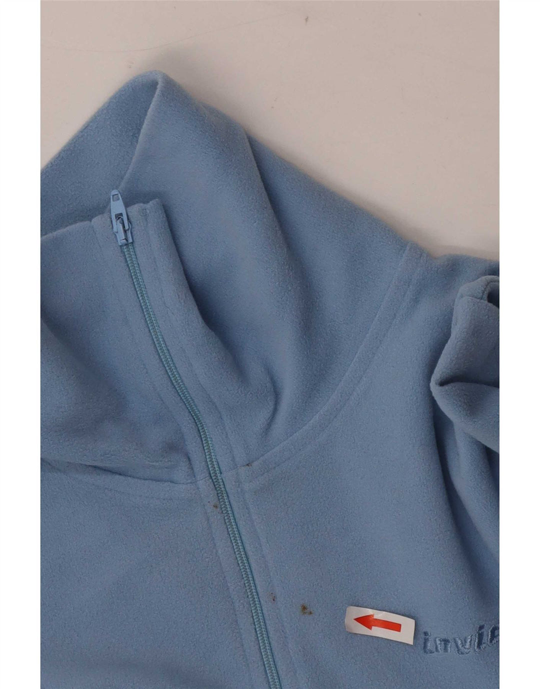 Invicta - Jersey de forro polar con cuello y cremallera para mujer, talla 40, color azul