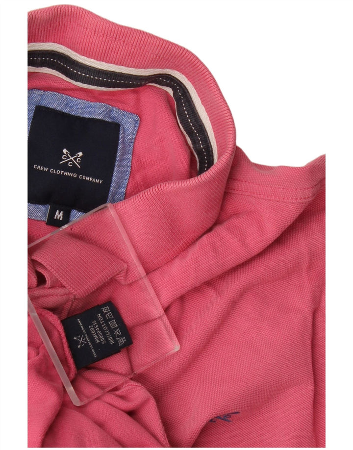 Crew Clothing Polo para hombre de algodón rosa medio