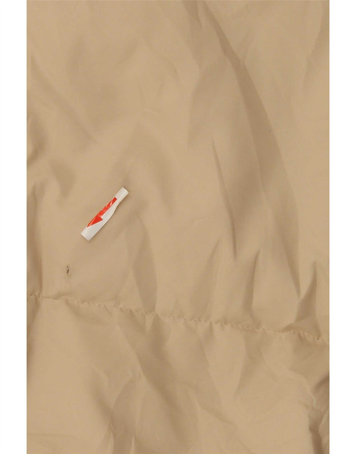 Fila Abrigo acolchado con capucha para mujer UK 42 Poliéster beige medio