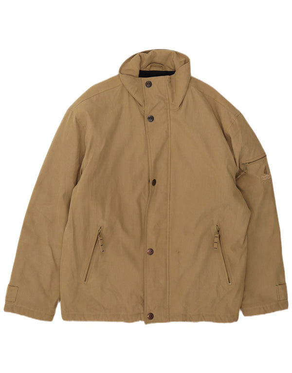 Navigare Chaqueta cortavientos para hombre UK 42 XL Poliéster beige