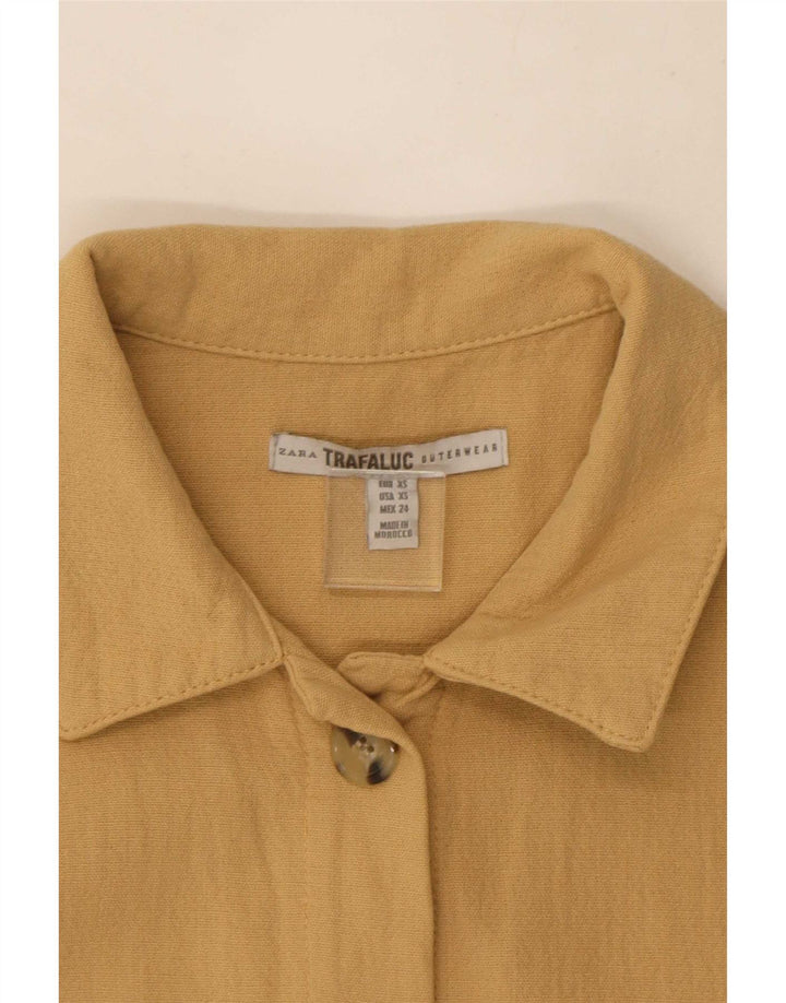 Zara Mujer Abrigo Extragrande UK 6 XS Beige