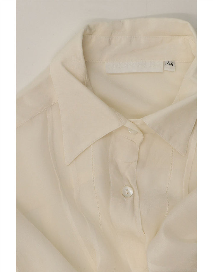 Blusa Monnalisa Mujer IT 44 Medium Blanco