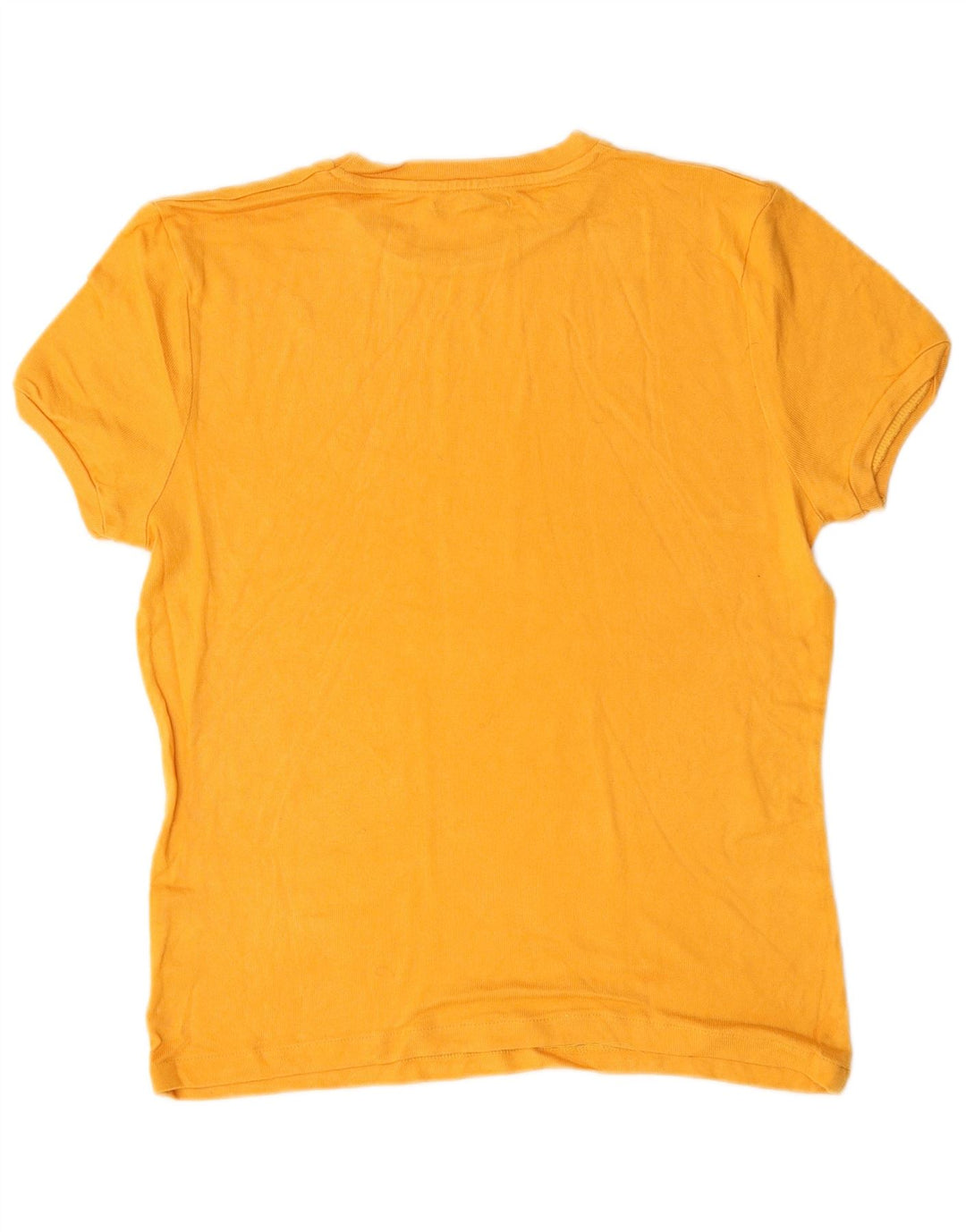 Zara Hombre Camiseta Top Viscosa Amarilla Mediana