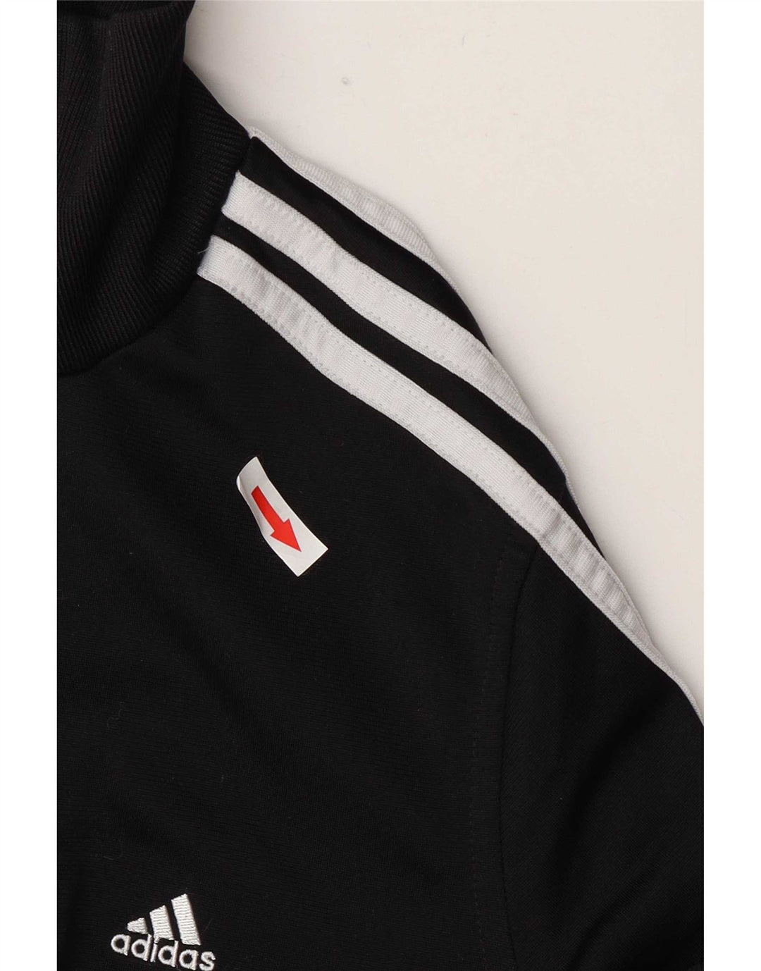 Adidas - Chaqueta de chándal para mujer, talla 10, color negro, poliéster