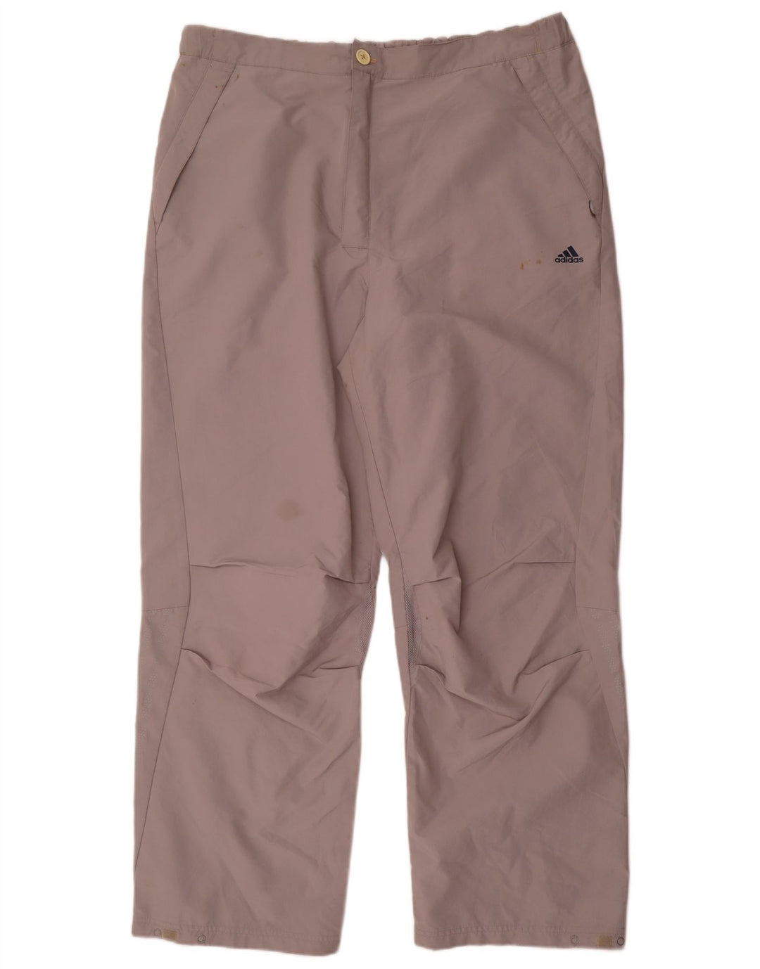 Pantalón Chino Recto Adidas Hombre XL W40 L32 Gris Poliéster
