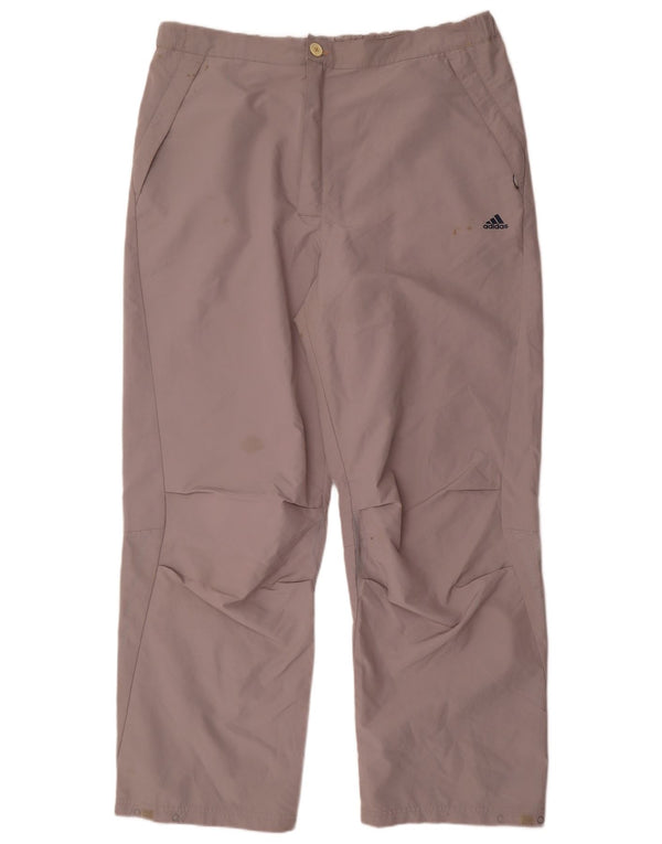 Pantalón Chino Recto Adidas Hombre XL W40 L32 Gris Poliéster