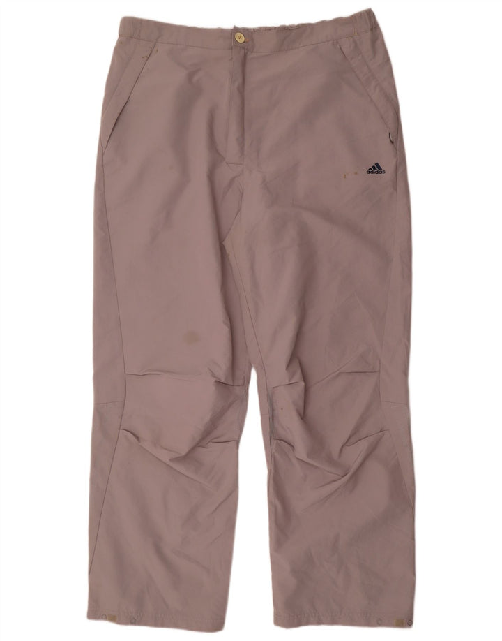 Pantalón Chino Recto Adidas Hombre XL W40 L32 Gris Poliéster