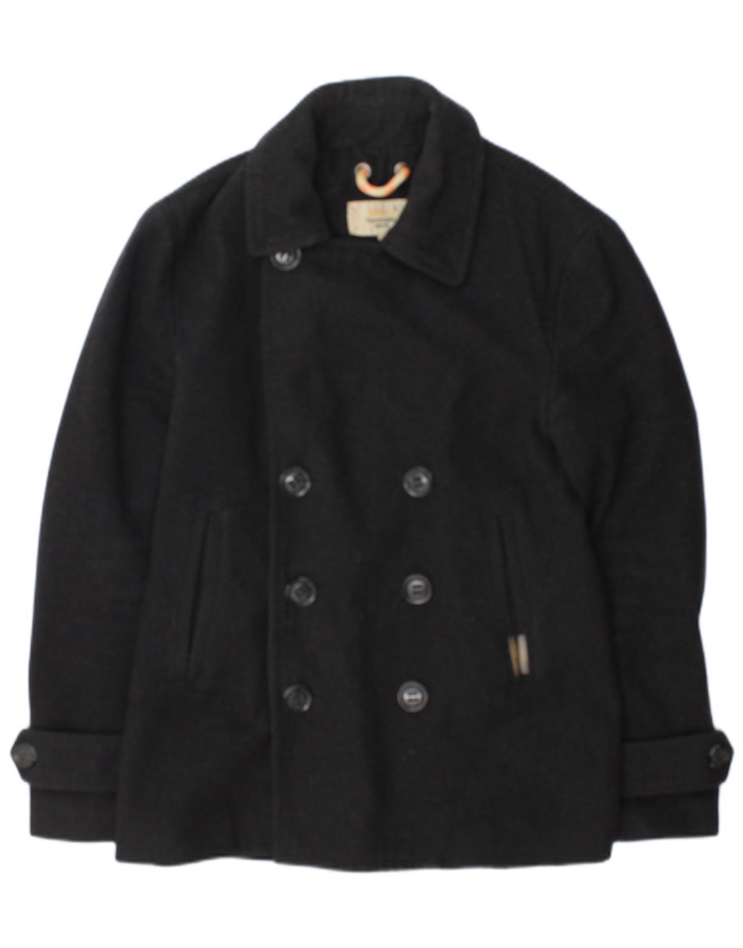 Superdry Chaquetón Commodity para hombre ES 38 Lana gris medio