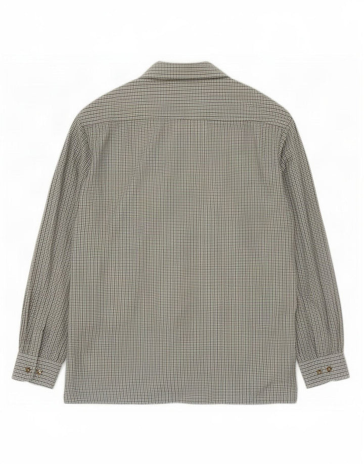 Camisa Dickies Hombre Poliéster Pata De Gallo Verde Medio