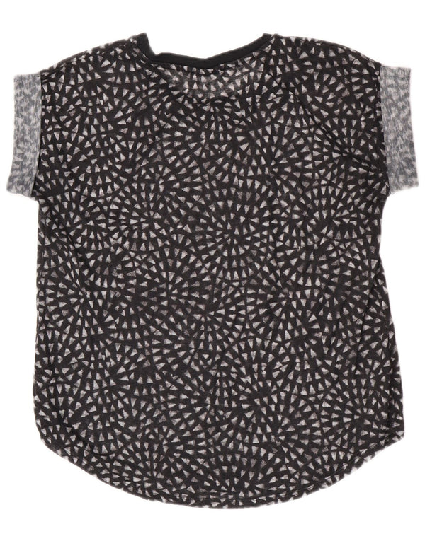 Mossimo Blusa Transparente para Mujer Top UK 40 XL Poliéster Negro