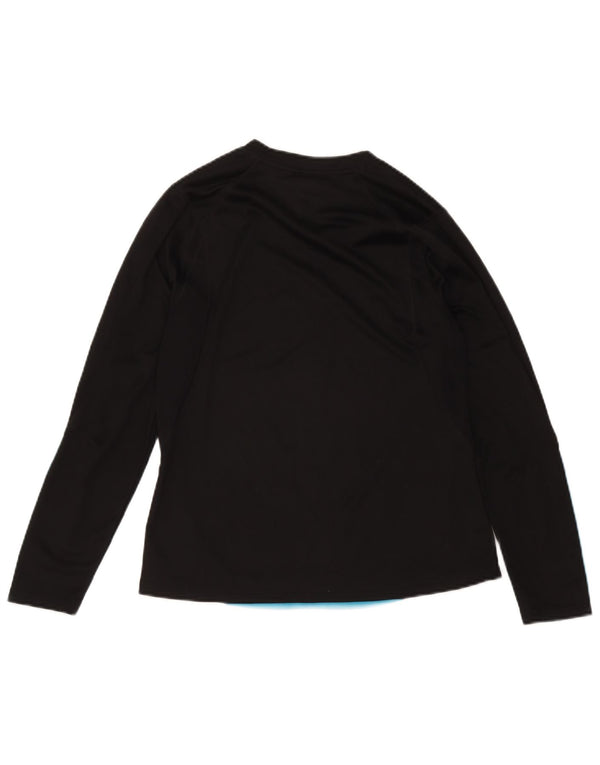 Adidas Mujer Climacool Top Manga Larga UK 40 Grande Poliéster Negro